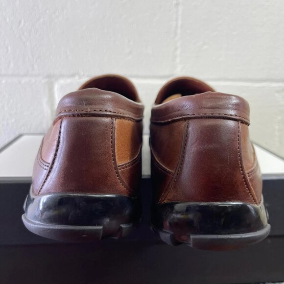 Allen Edmonds Boulder 40026 Brown Leather Driving Loafers Moccasin Men's 14 E - Picture 6 of 9